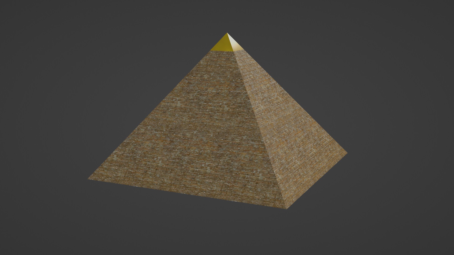 Egyptian Pyramid Free low-poly 3D model_5
