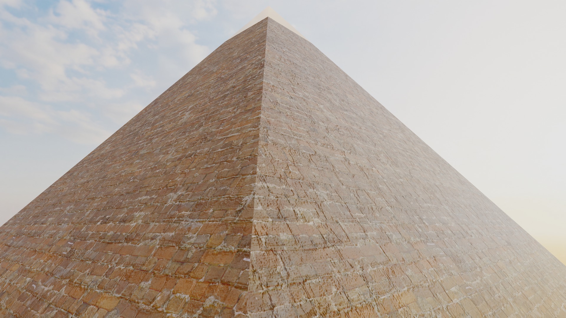 Egyptian Pyramid Free low-poly 3D model_1