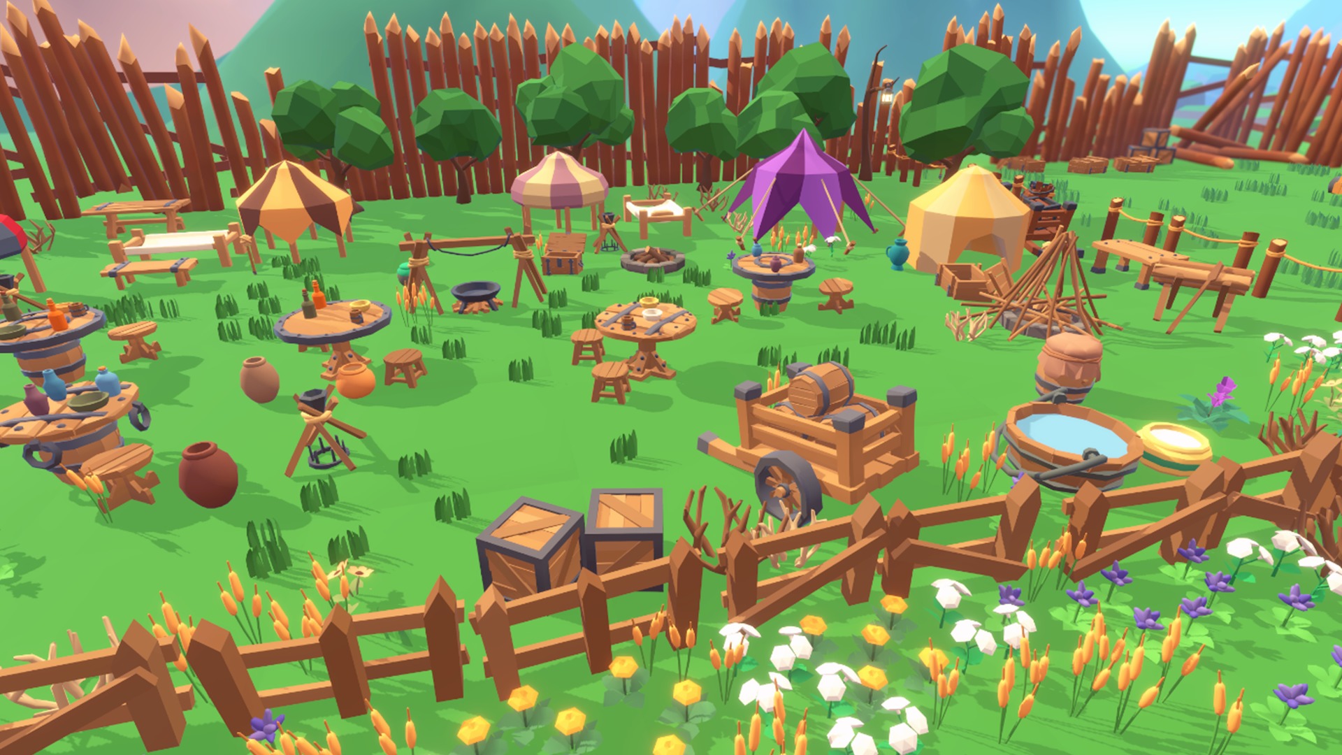 3D Medieval Pack Low-poly 3D model_14