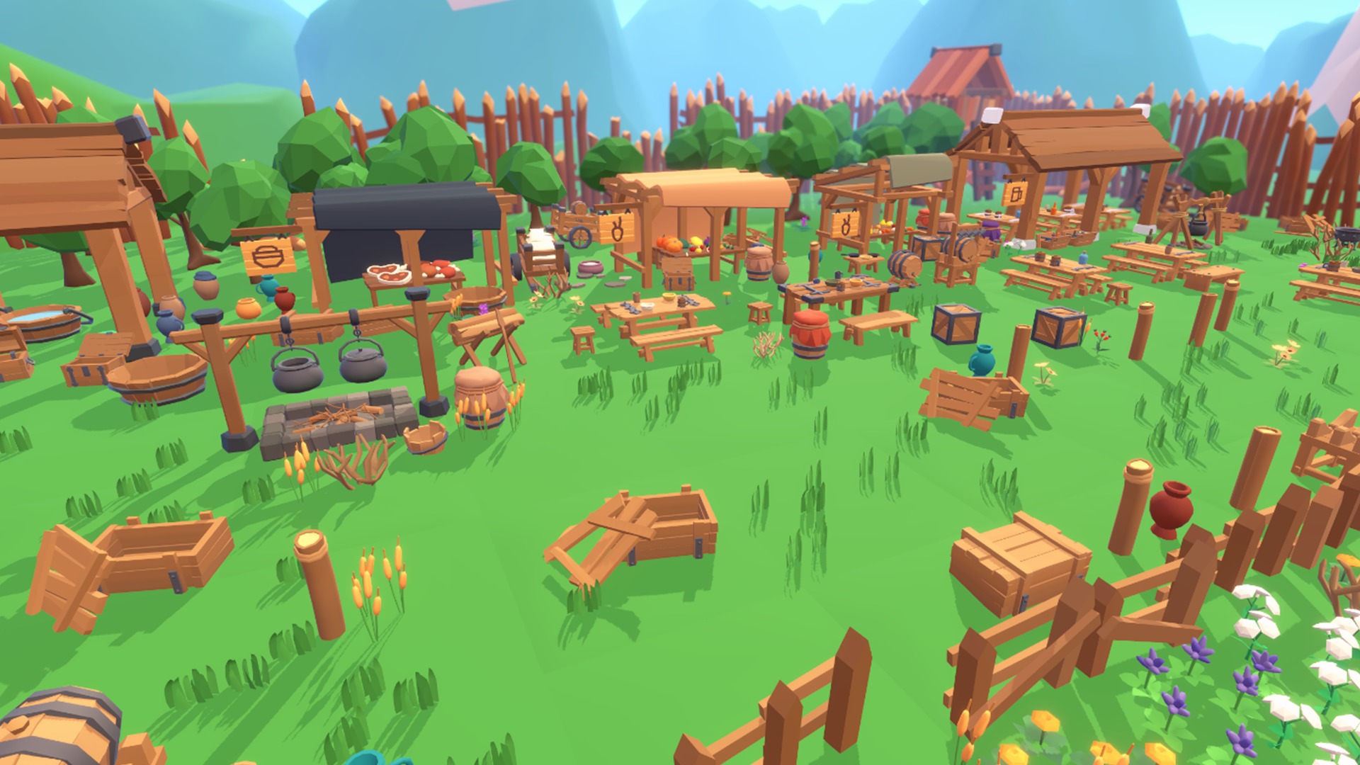 3D Medieval Pack Low-poly 3D model_12