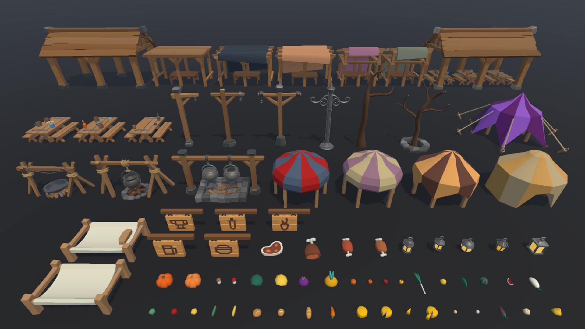 3D Medieval Pack Low-poly 3D model_5