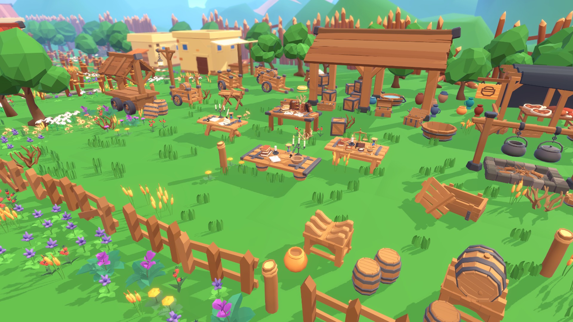 3D Medieval Pack Low-poly 3D model_10