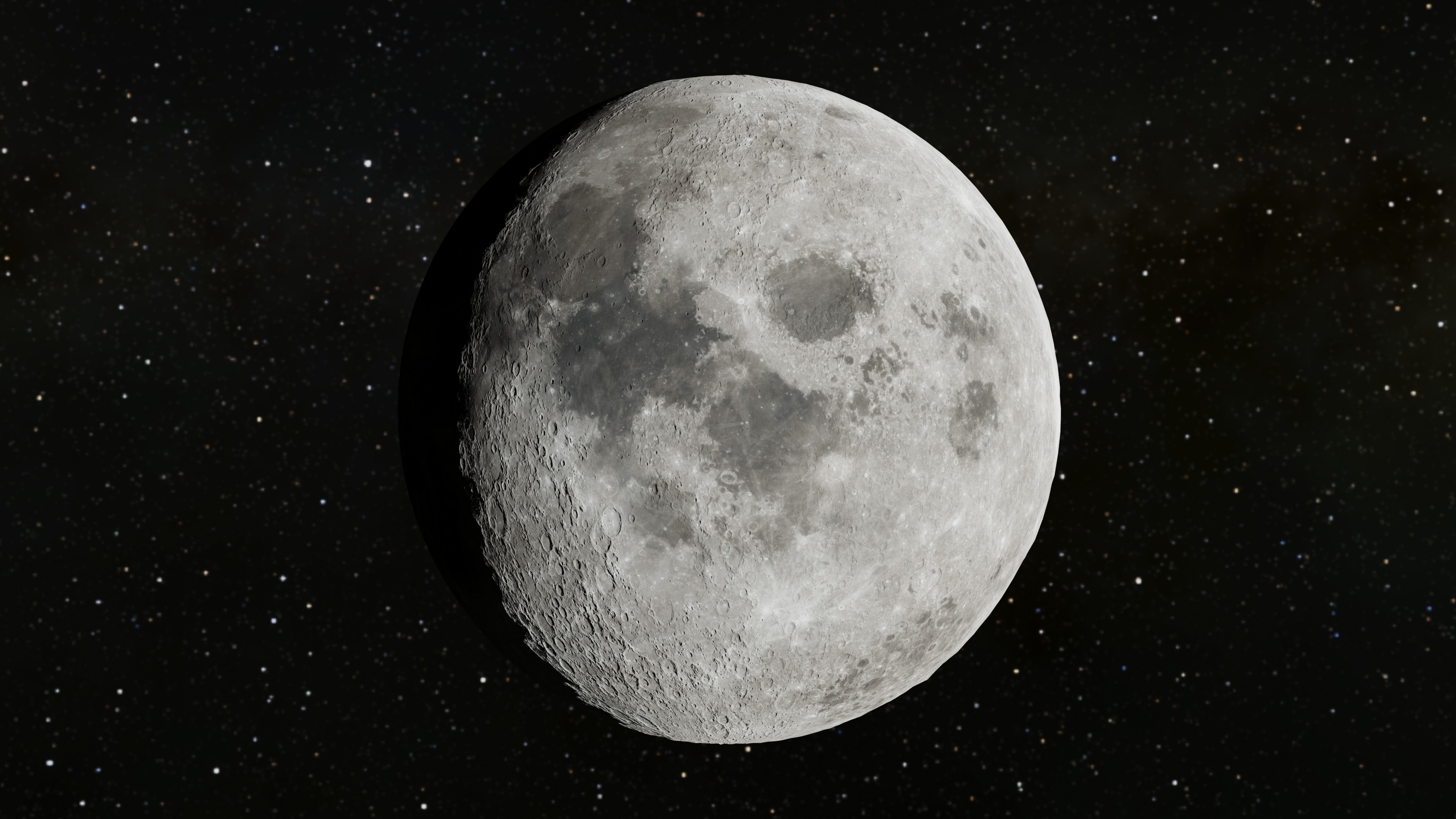 Moon 3D Model 3ds Max 3D model_4