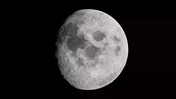 Moon 3D Model 3ds Max