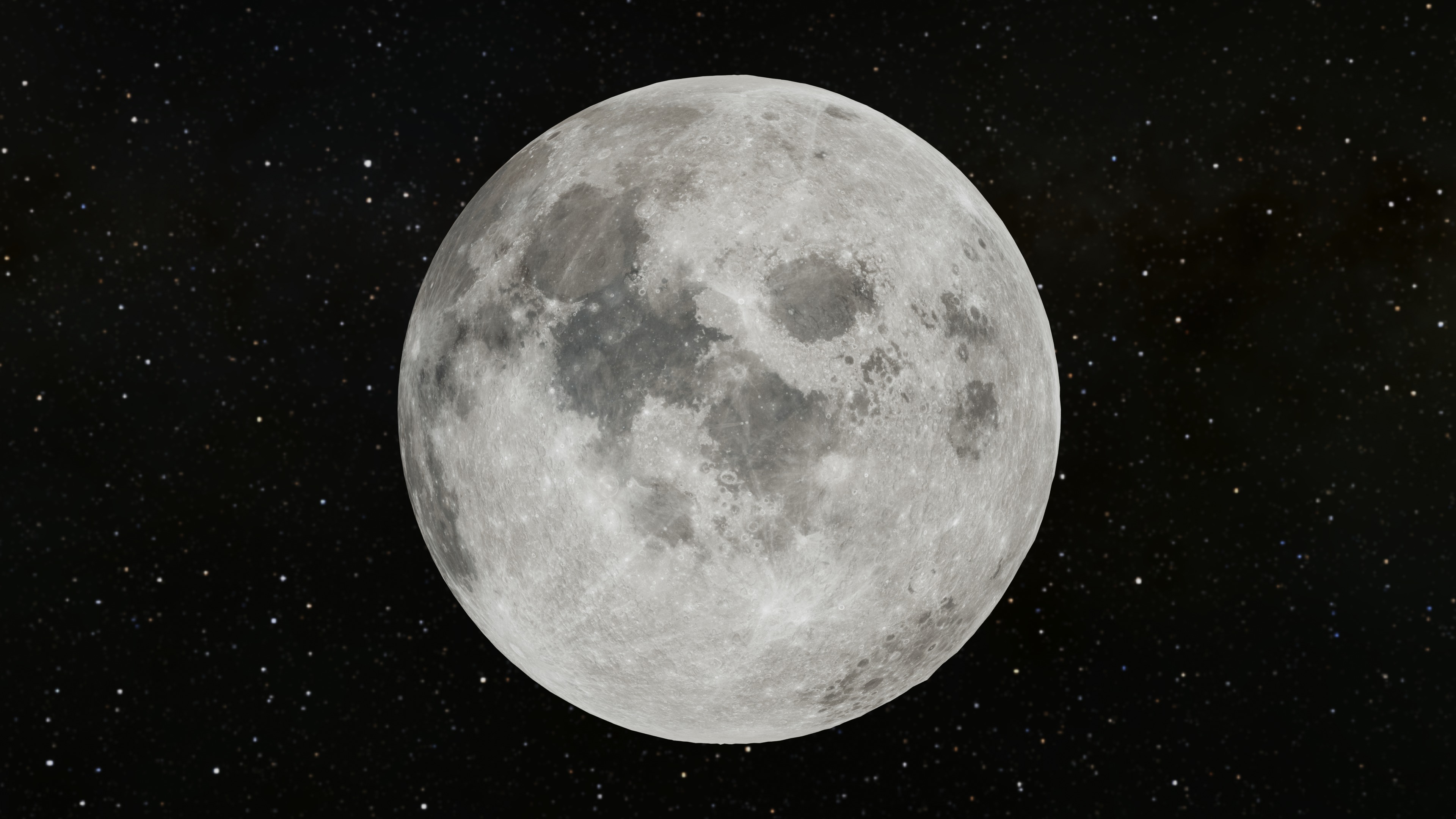 Moon 3D Model 3ds Max 3D model_5