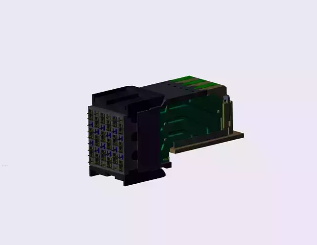 High speed backplane connector