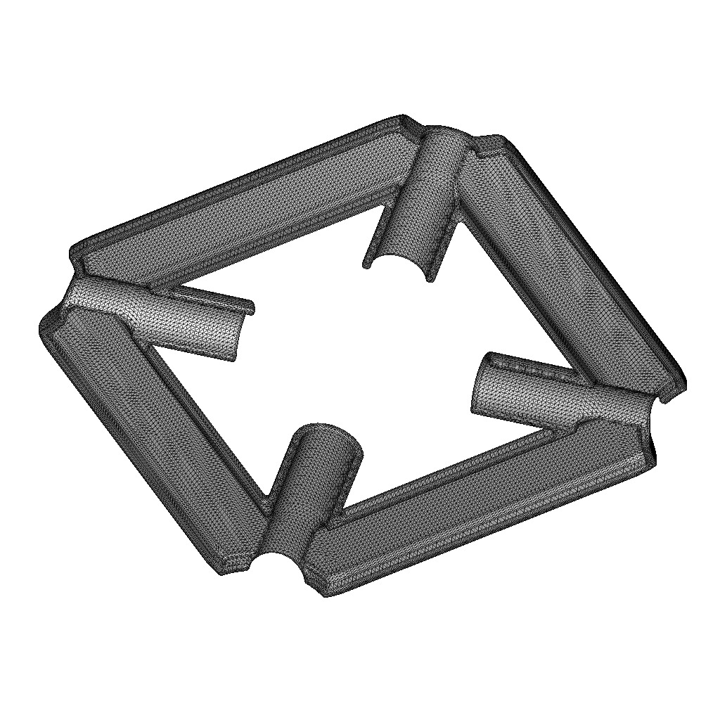 Premium Gas Stove Pan Support 3D print model_4