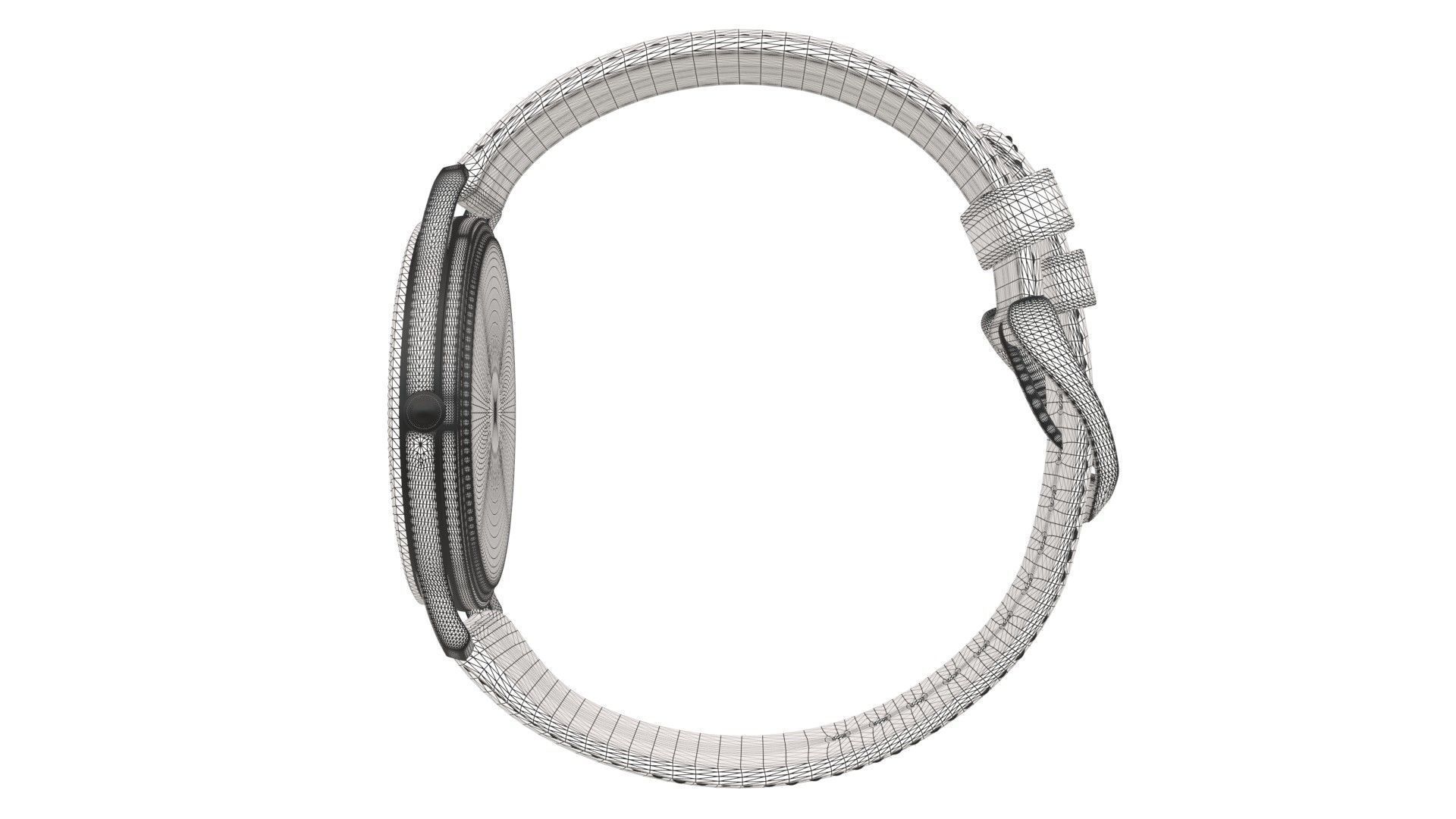 Titan Filigree by Nebula - Gold Analog Watch 3ds Max 3D model_9