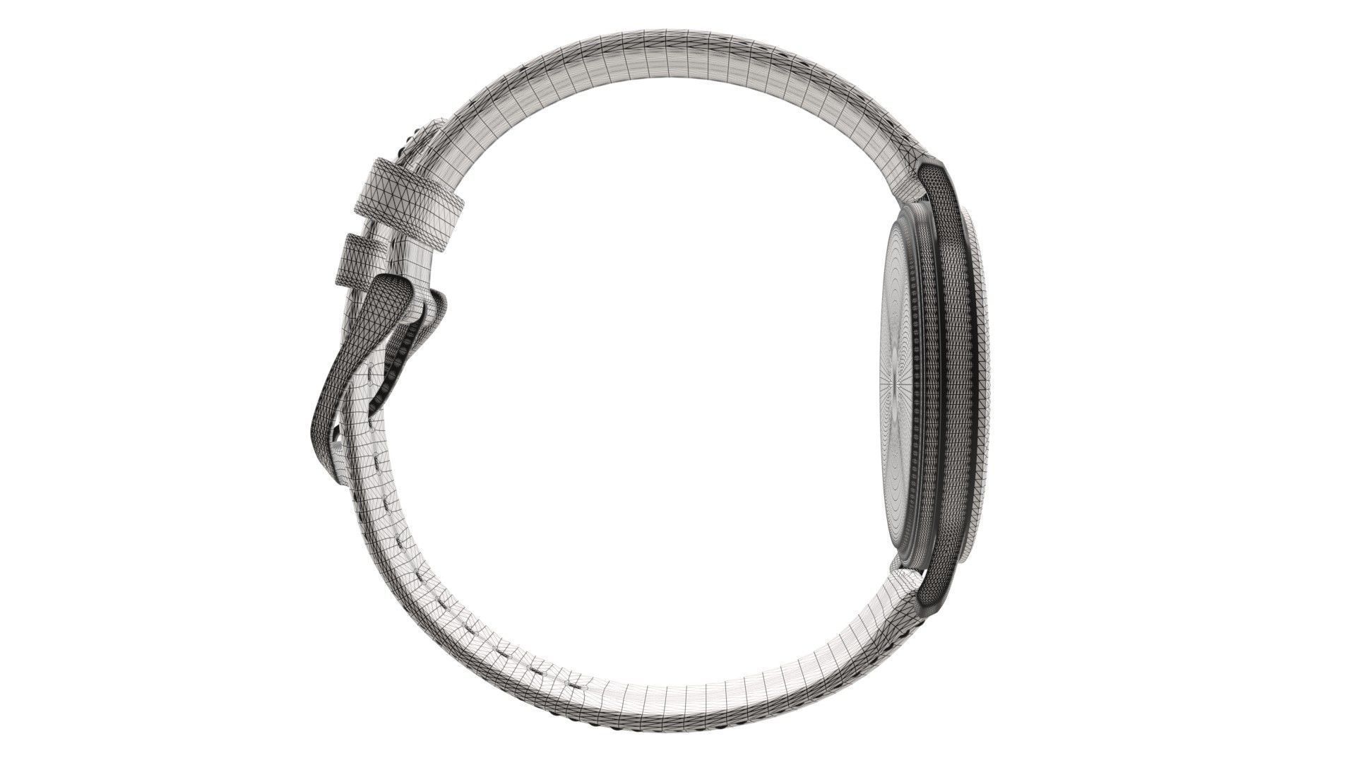 Titan Filigree by Nebula - Gold Analog Watch 3ds Max 3D model_8