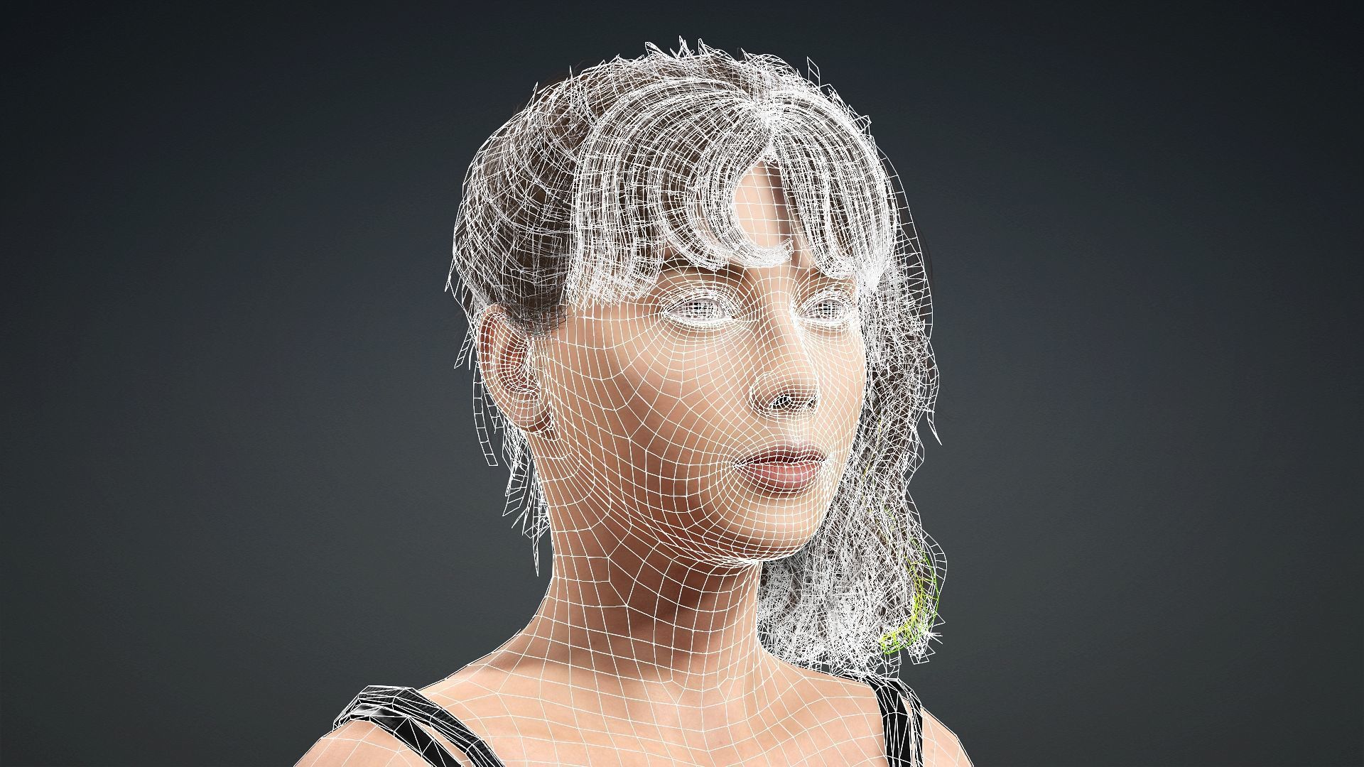 3D Female Character For Games And Animation 3D model_23