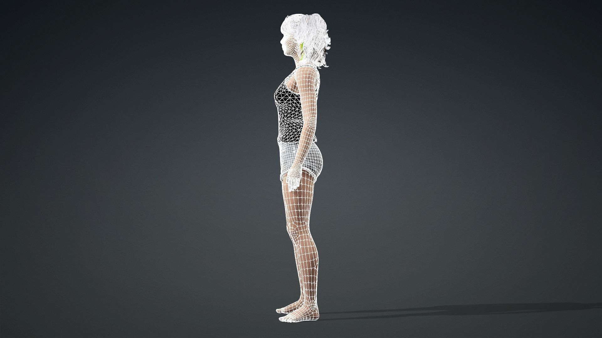 3D Female Character For Games And Animation 3D model_19