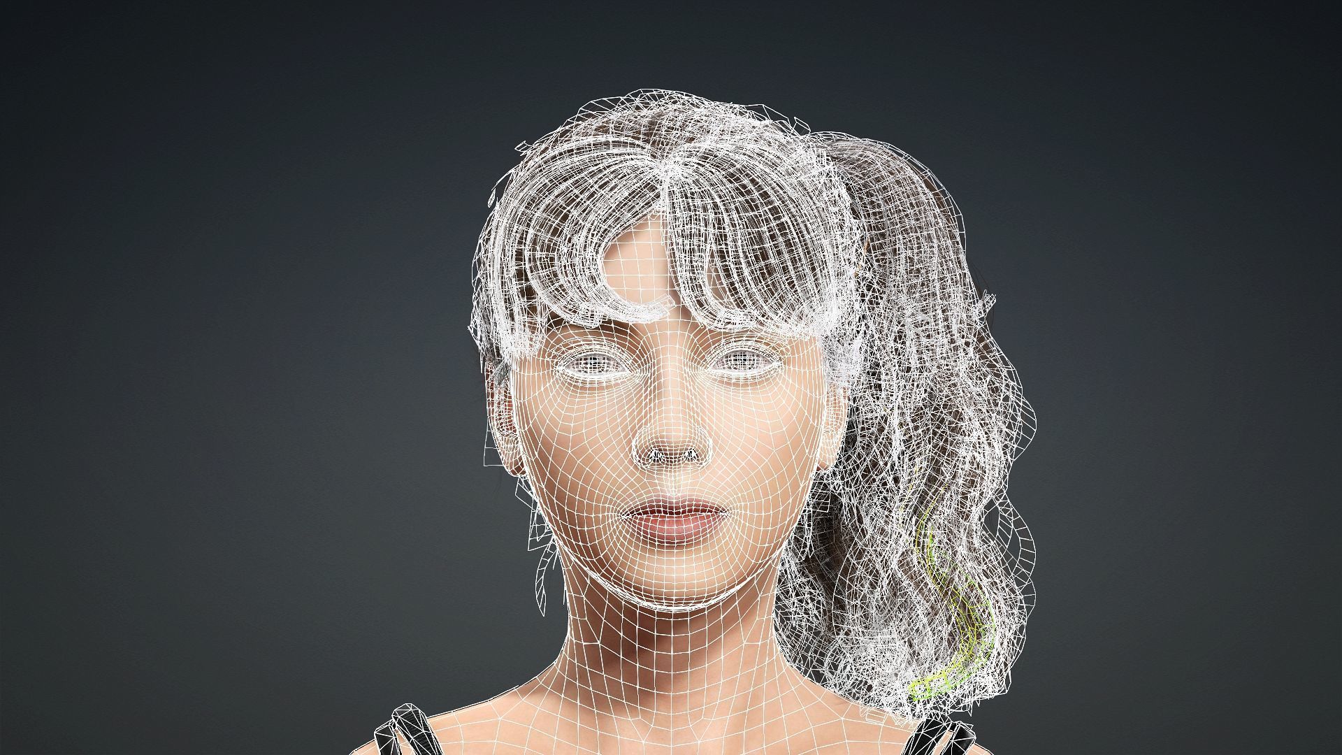 3D Female Character For Games And Animation 3D model_17