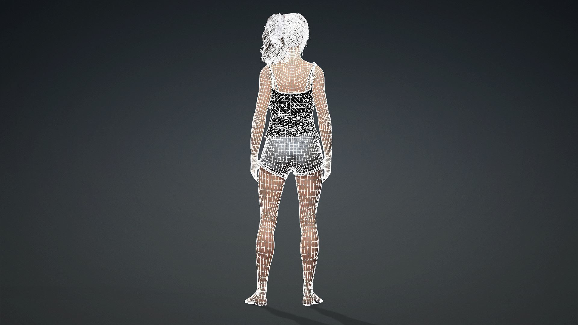 3D Female Character For Games And Animation 3D model_20