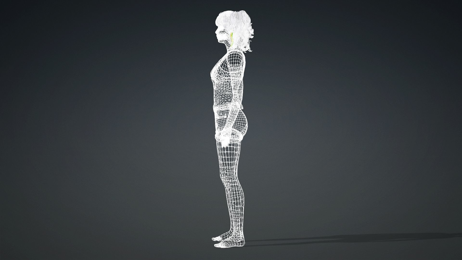 3D Female Character For Games And Animation 3D model_13