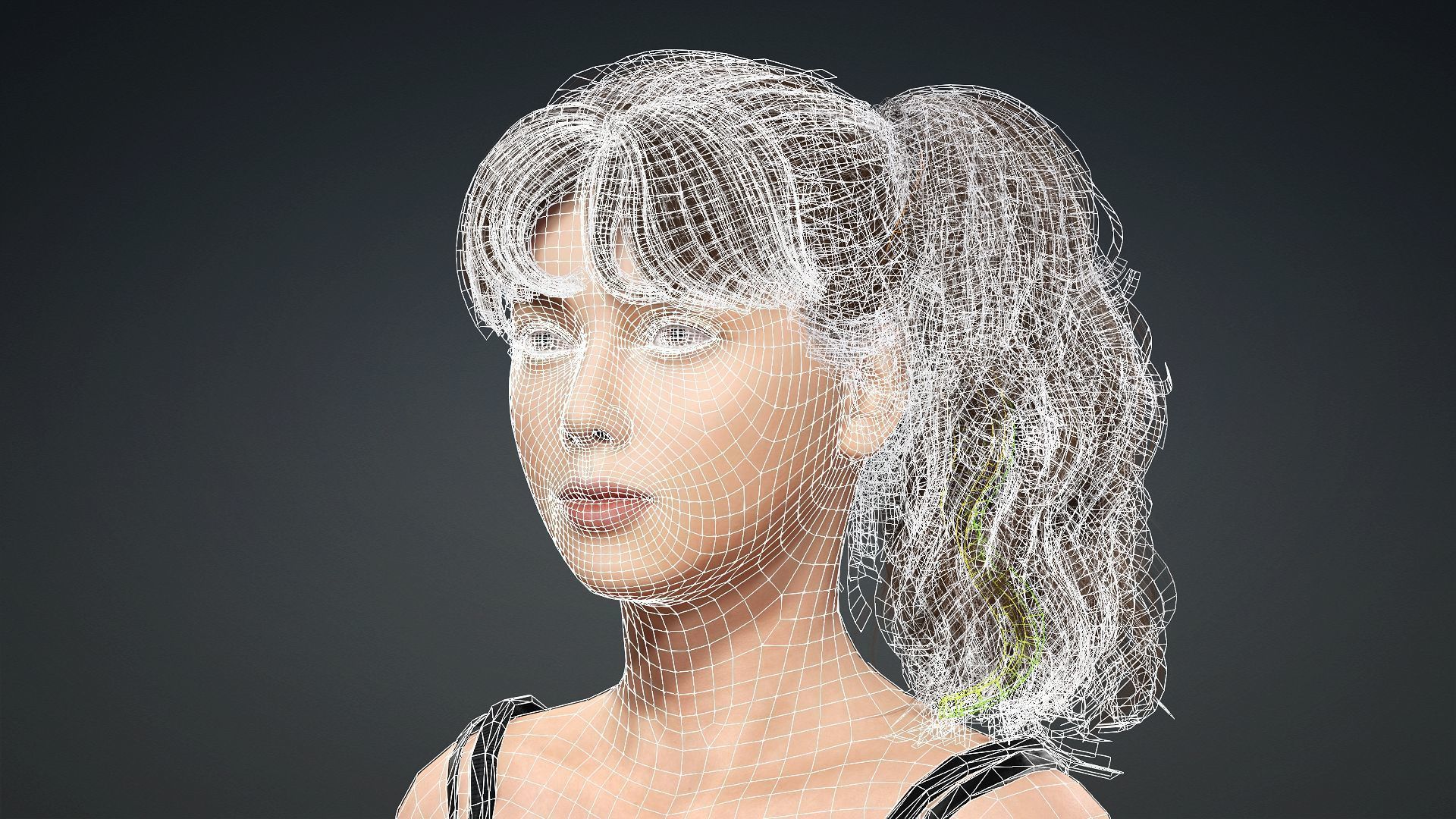 3D Female Character For Games And Animation 3D model_22