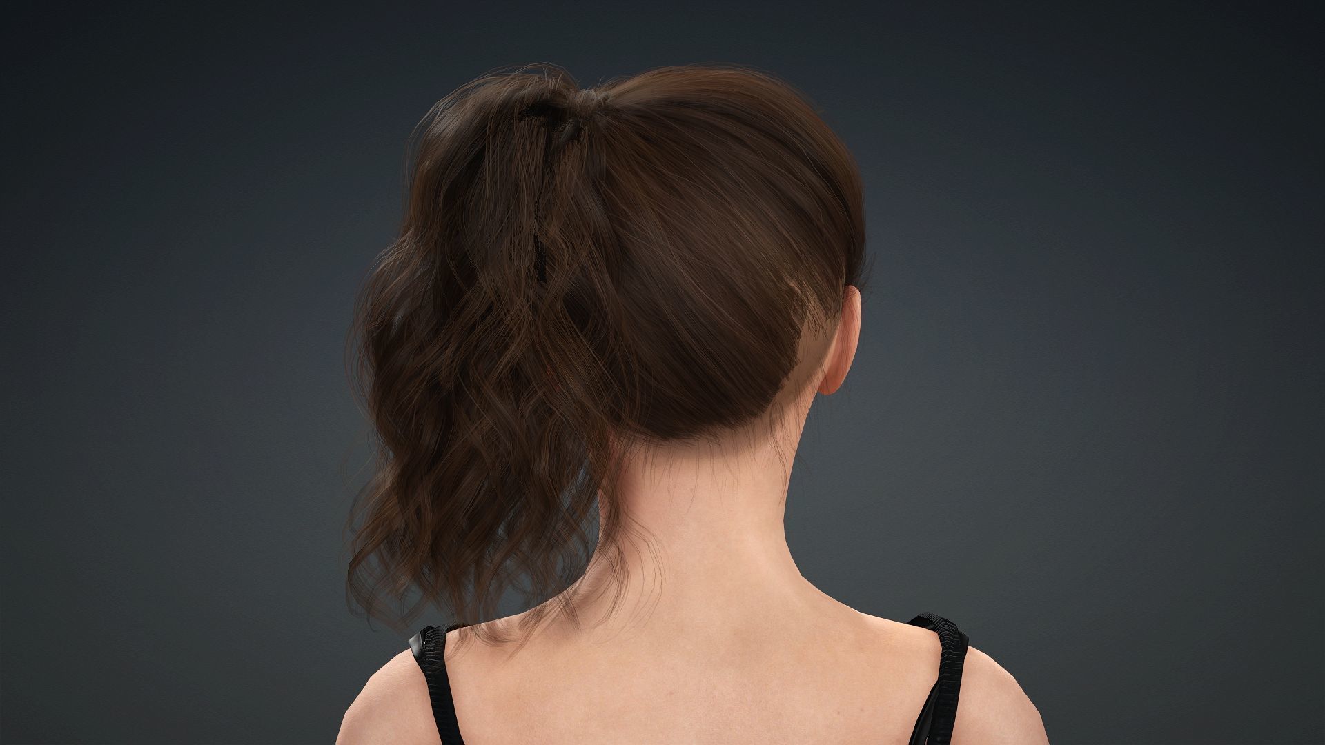 3D Female Character For Games And Animation 3D model_5