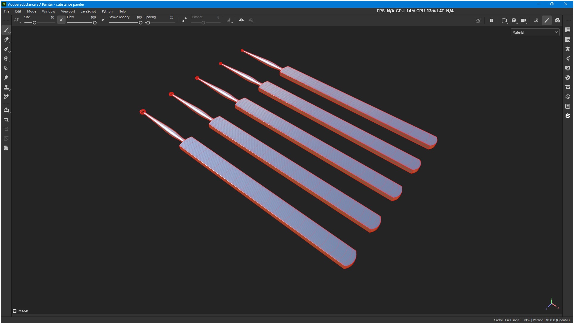 Fox Dermal Curettes Dermatology 3D model_37