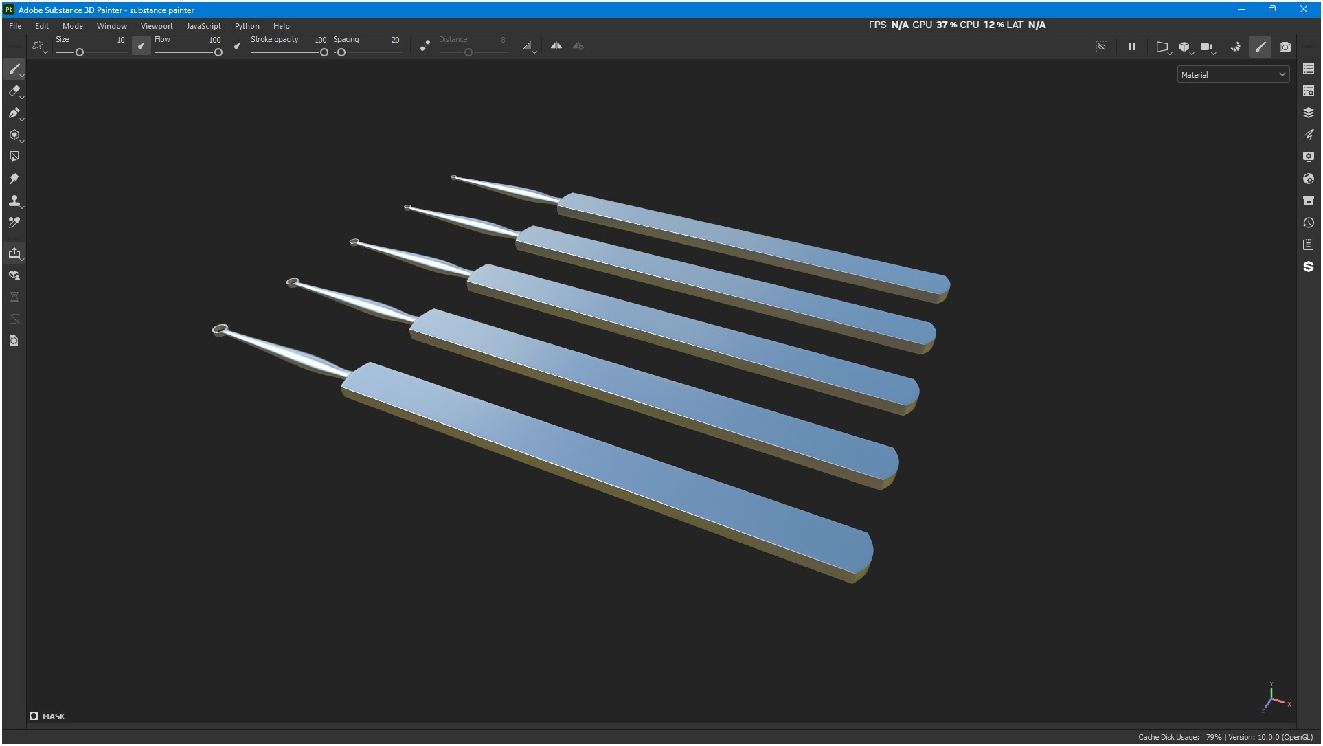 Fox Dermal Curettes Dermatology 3D model_32