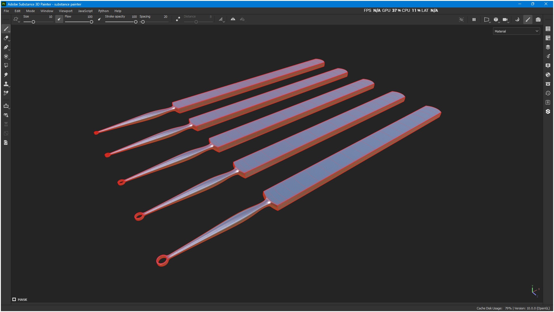 Fox Dermal Curettes Dermatology 3D model_36