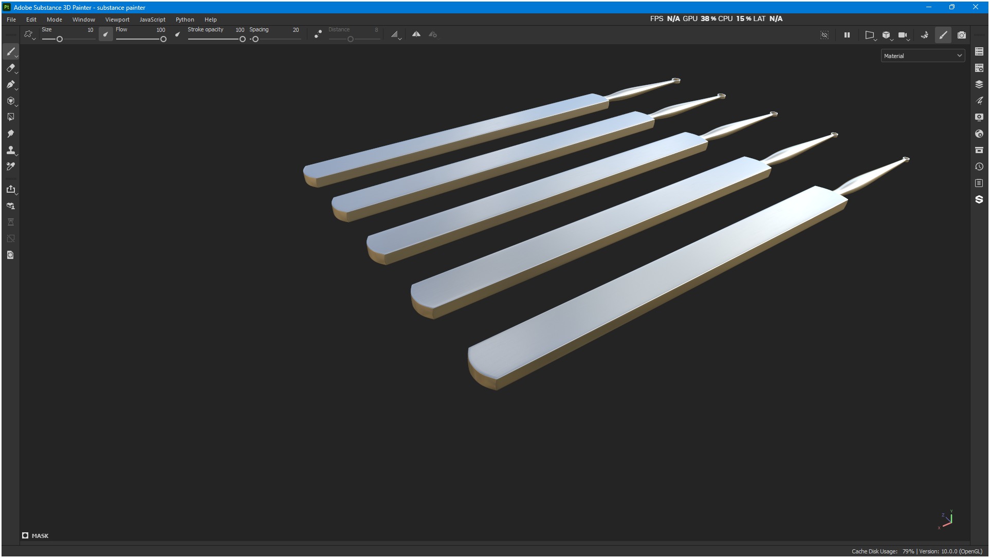 Fox Dermal Curettes Dermatology 3D model_25