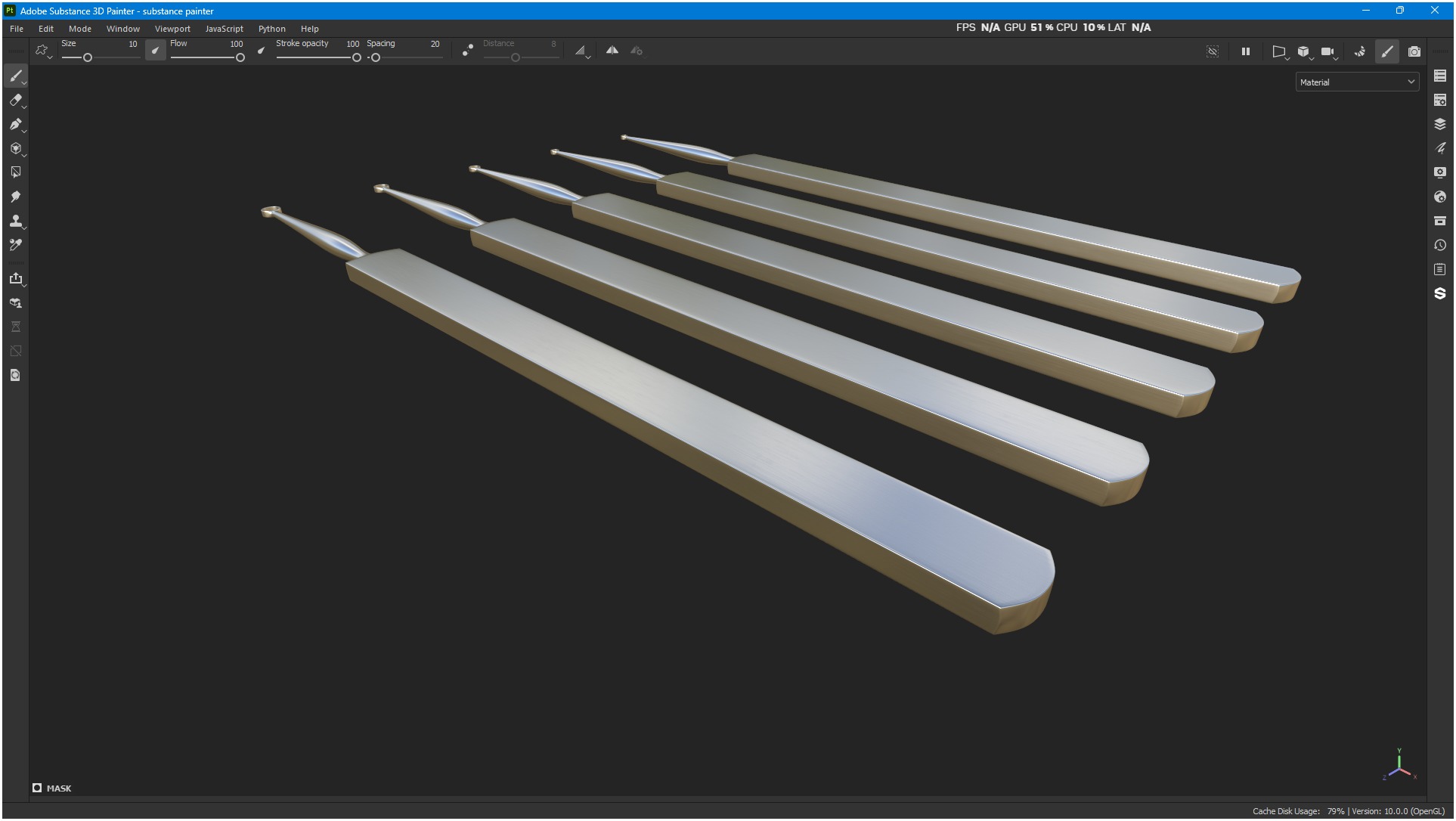 Fox Dermal Curettes Dermatology 3D model_28