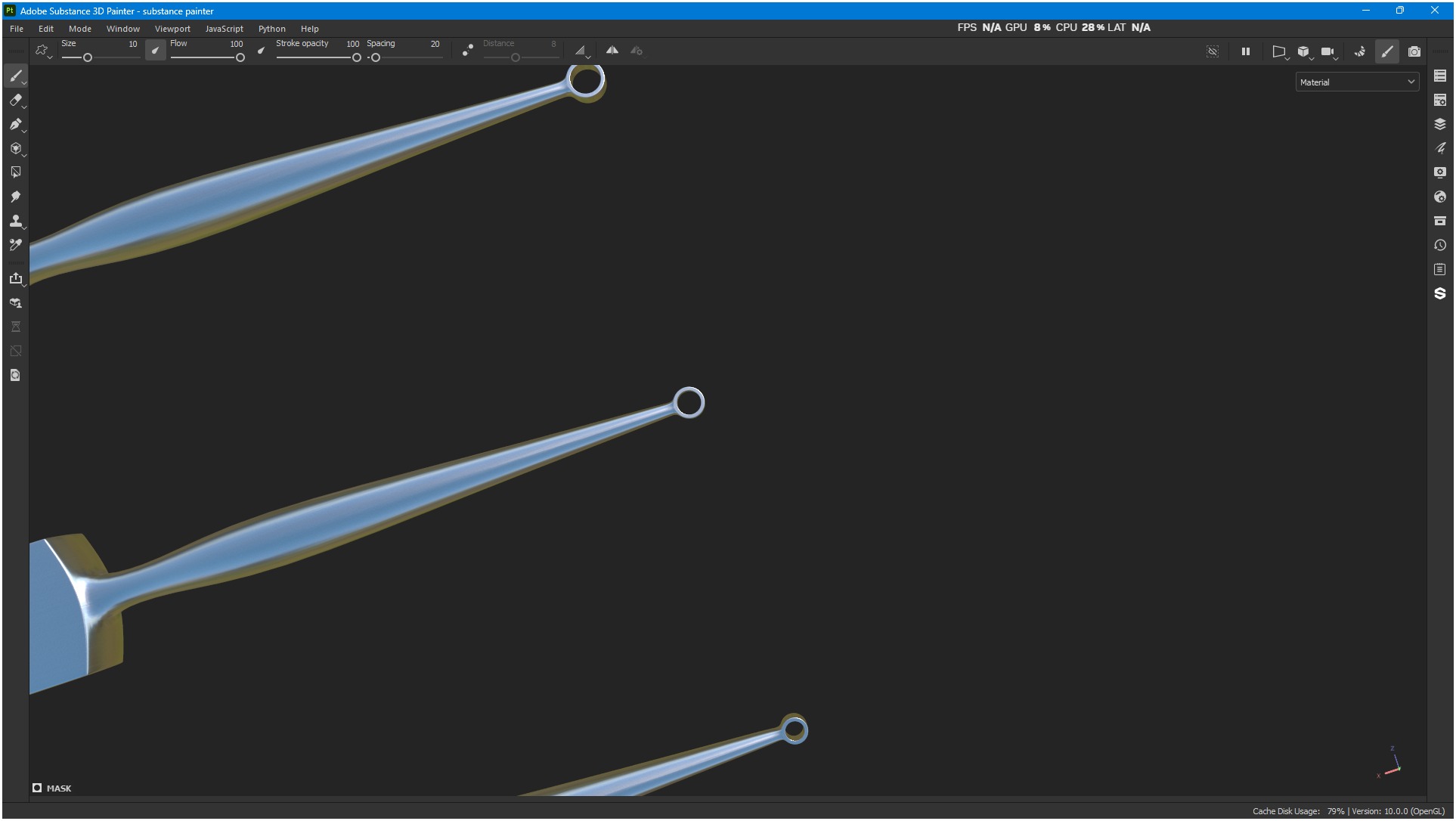 Fox Dermal Curettes Dermatology 3D model_30