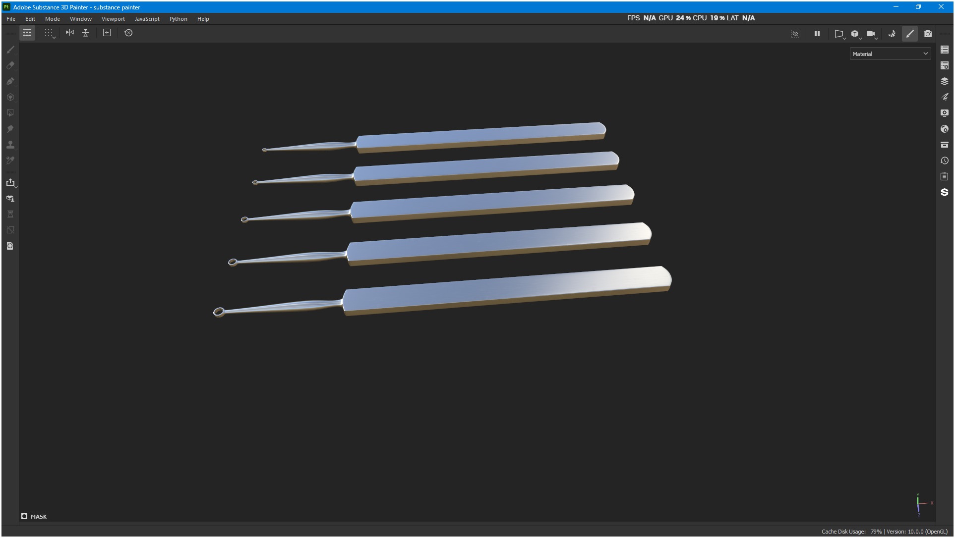 Fox Dermal Curettes Dermatology 3D model_16