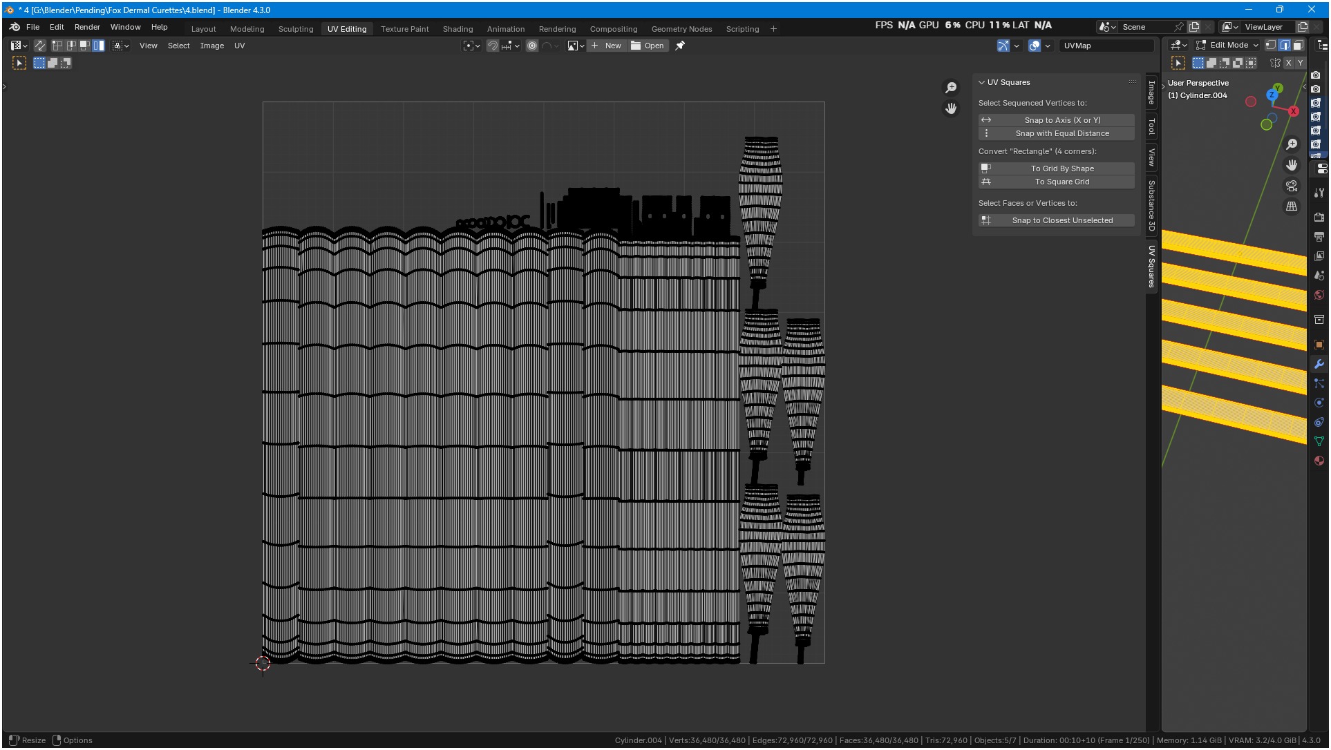 Fox Dermal Curettes Dermatology 3D model_23