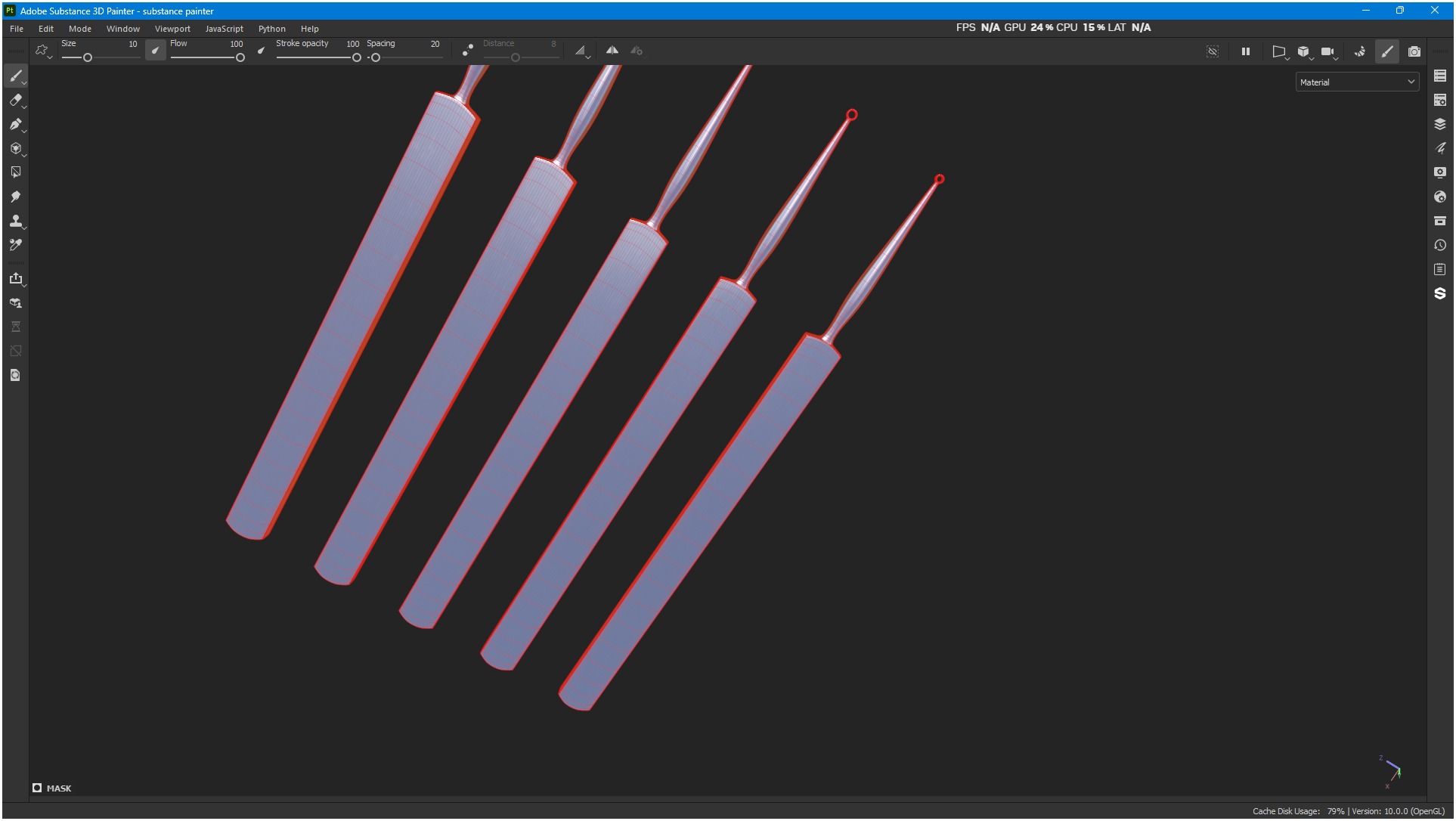 Fox Dermal Curettes Dermatology 3D model_21