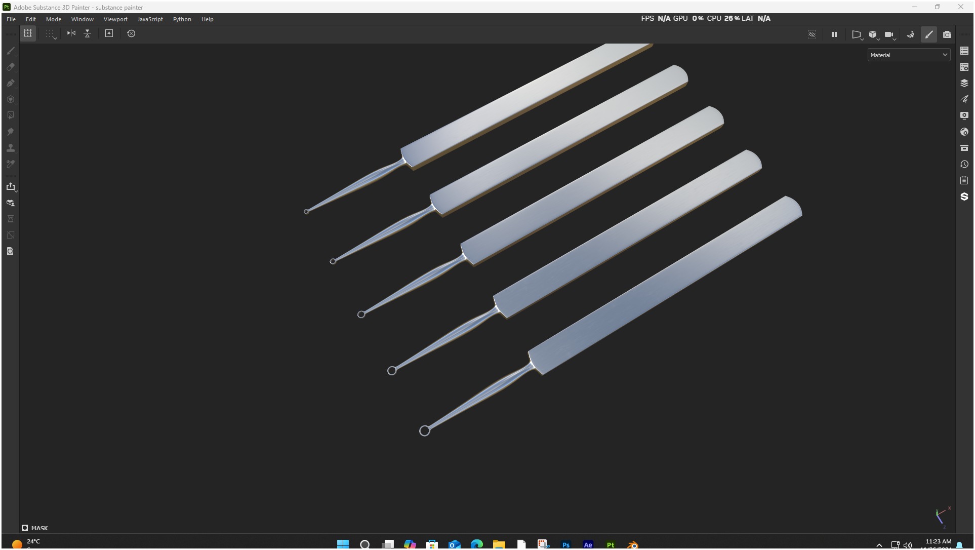 Fox Dermal Curettes Dermatology 3D model_31