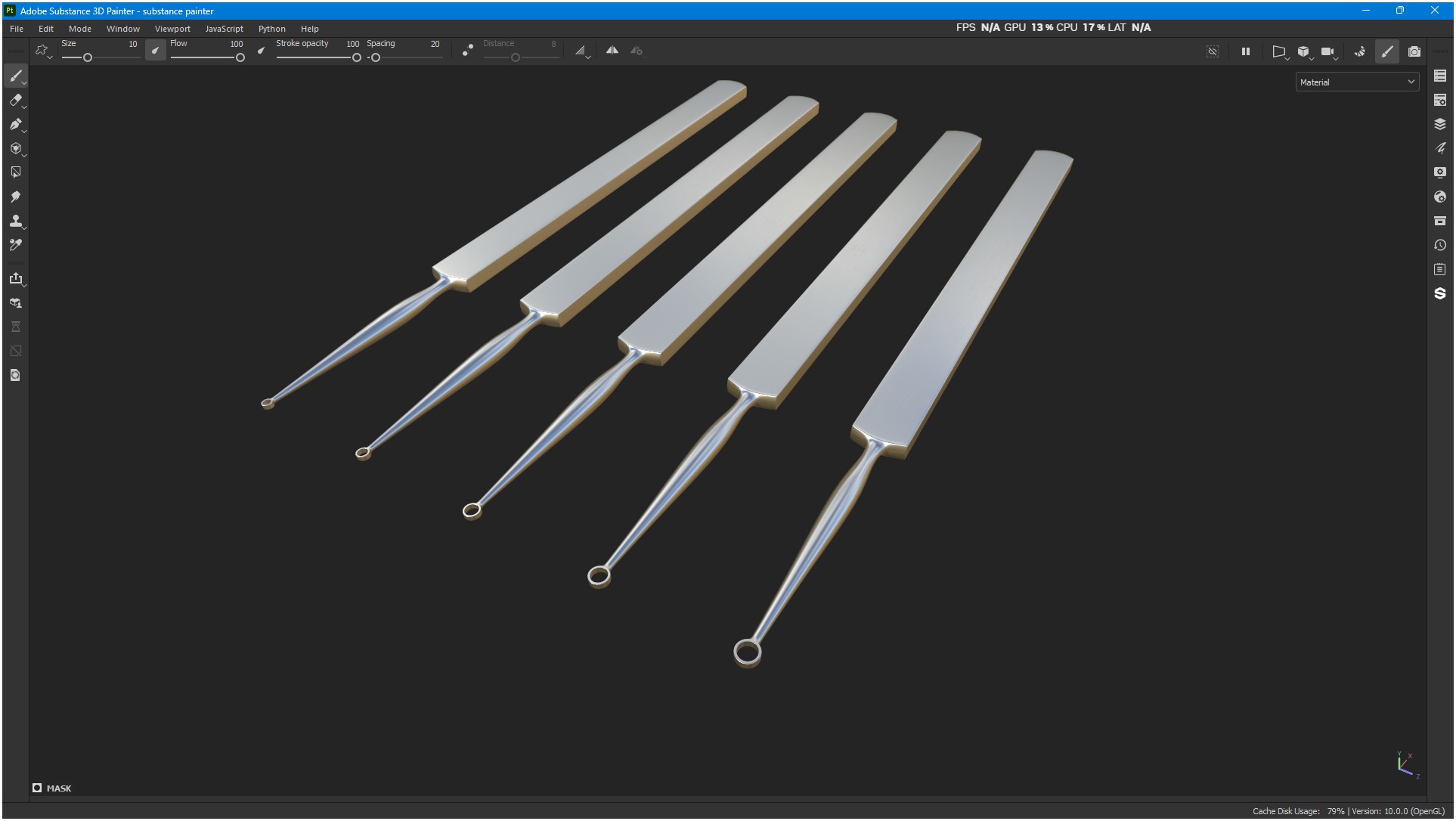 Fox Dermal Curettes Dermatology 3D model_33