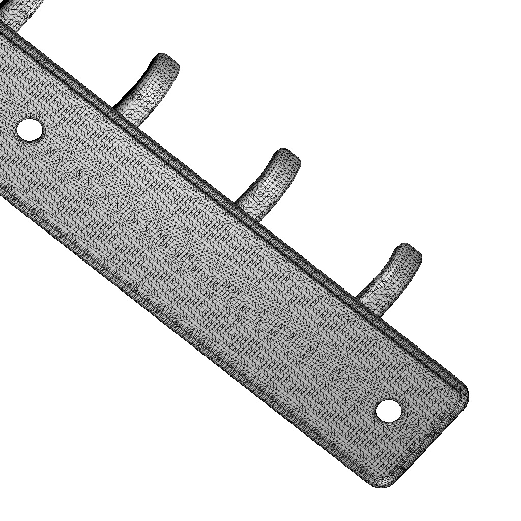 Premium Cloth Hook Hanger 3D print model_4