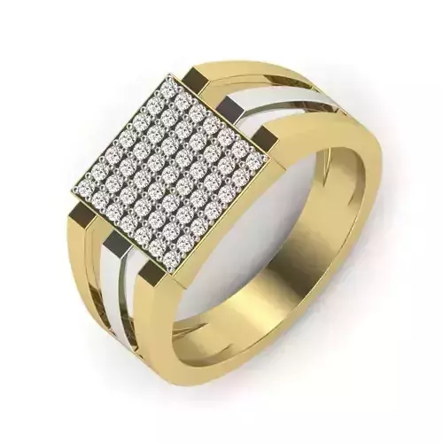 Women Diamond Ring 3dm STL  Render Details - PR-236 DIA
