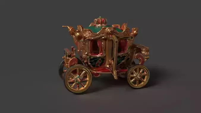  Chinese ancient carriage figure 