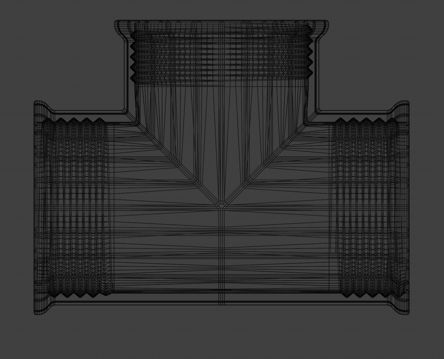 Plumbing Fittings Set with Procedural Materials Low-poly 3D model_7