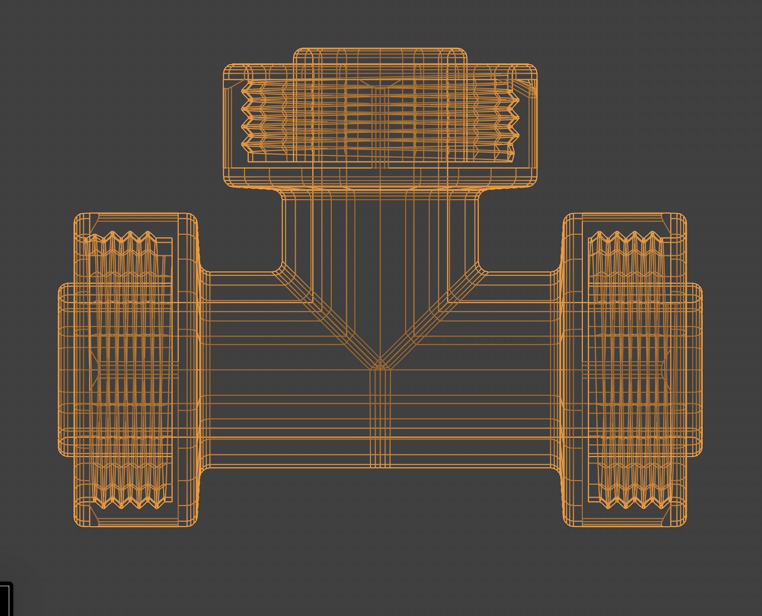 Plumbing Fittings Set with Procedural Materials Low-poly 3D model_8
