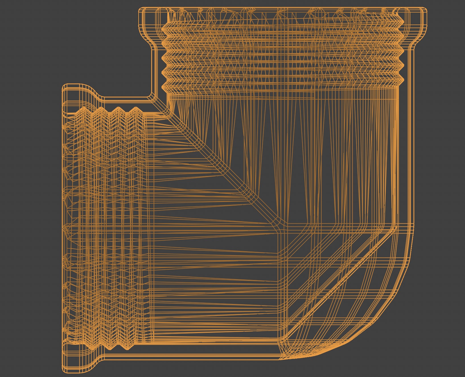 Plumbing Fittings Set with Procedural Materials Low-poly 3D model_9