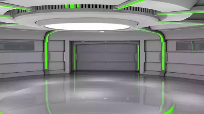 Sci Fi Room 3D model