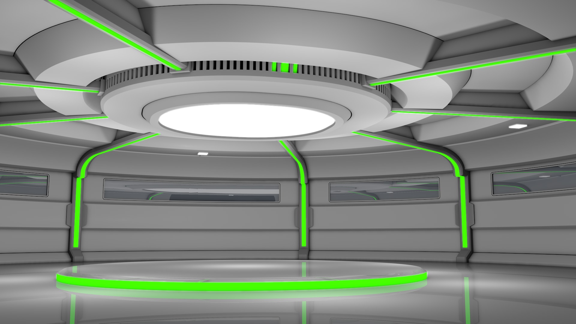 Sci Fi Room 3D model_3