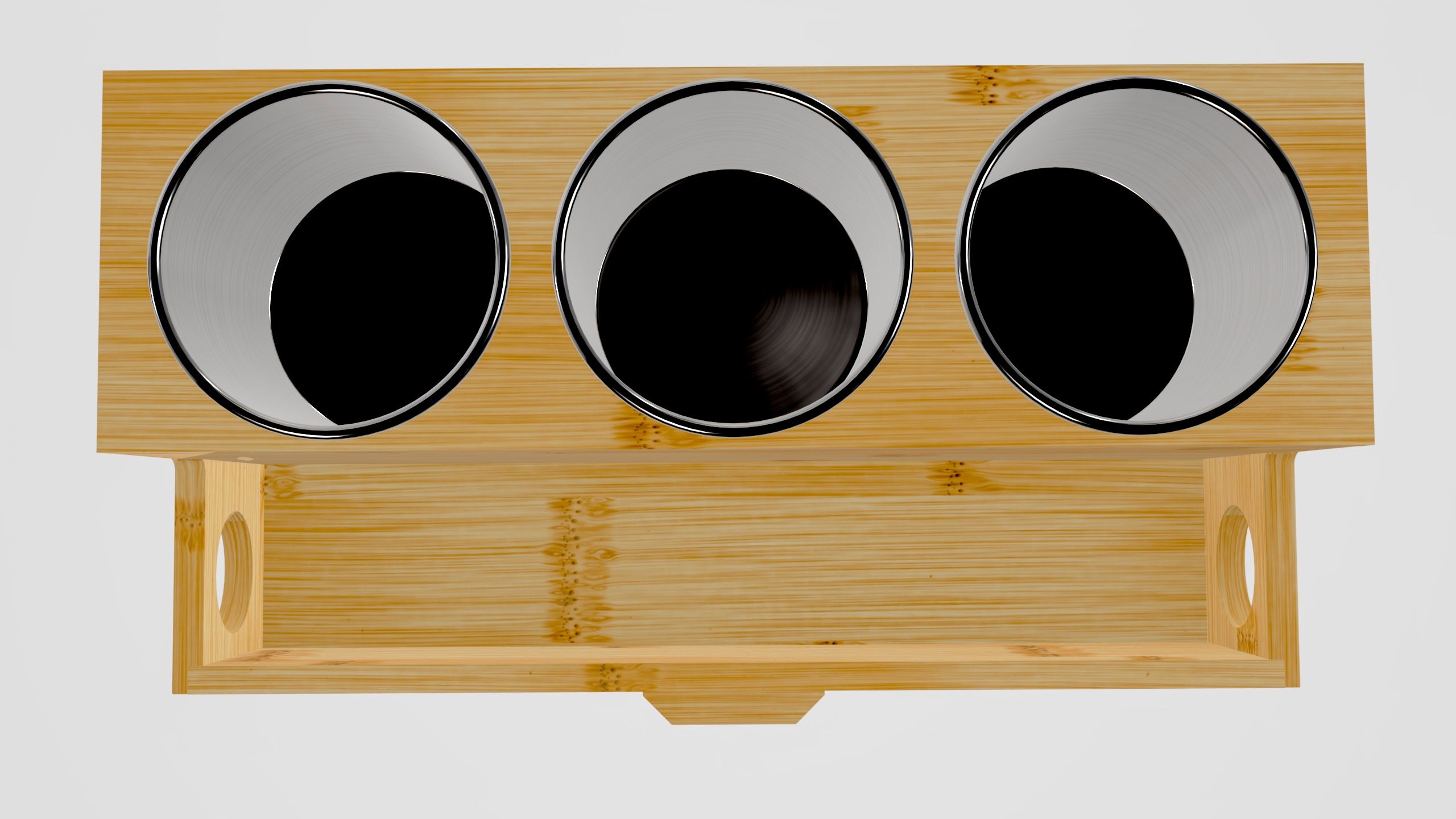 Modular Wooden Storage Rack Free low-poly 3D model_1