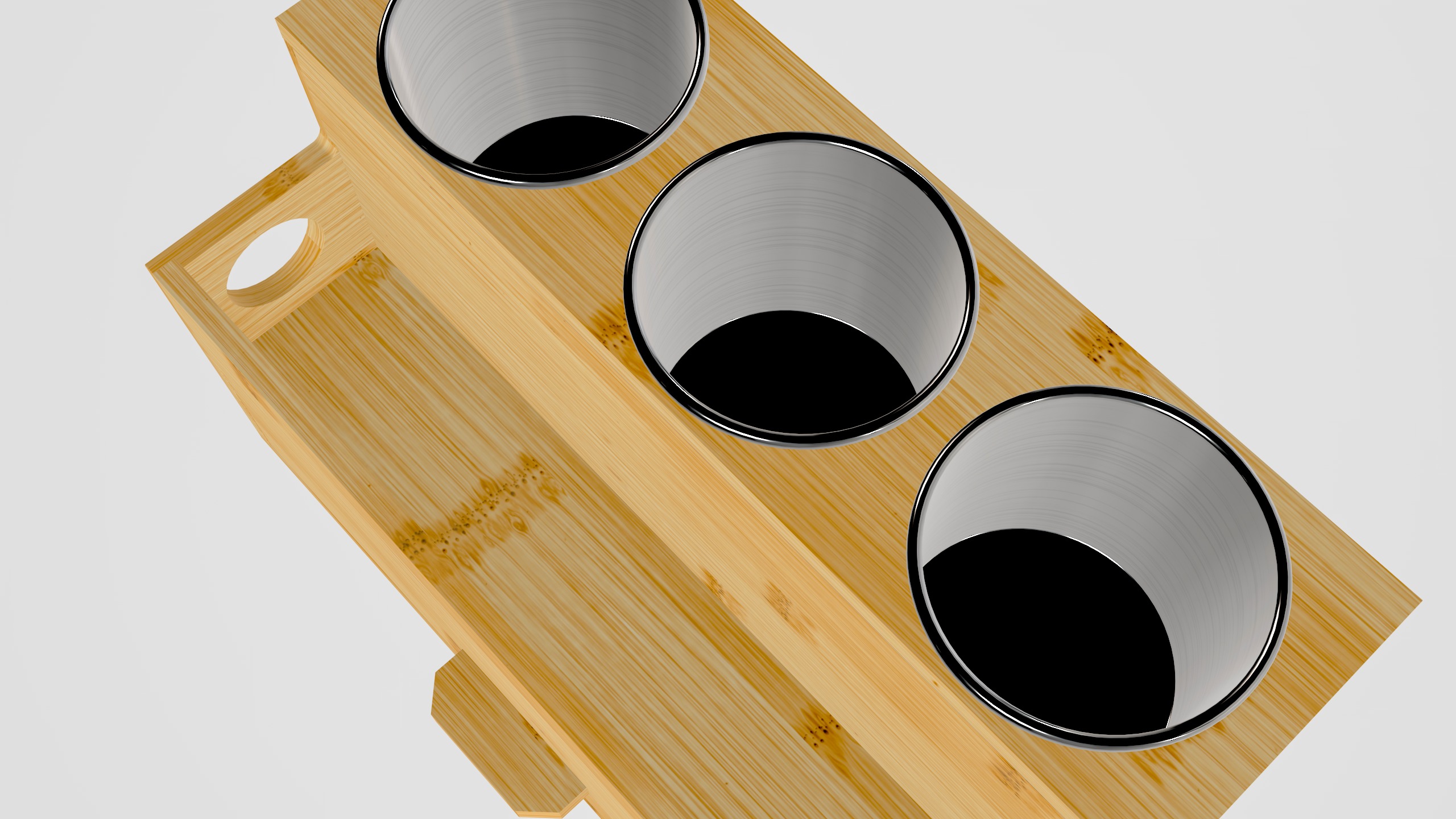 Modular Wooden Storage Rack Free low-poly 3D model_5