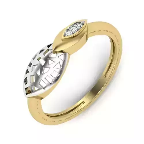 Women Diamond Ring 3dm STL Render Details - PR-240 DIA 3D print model
