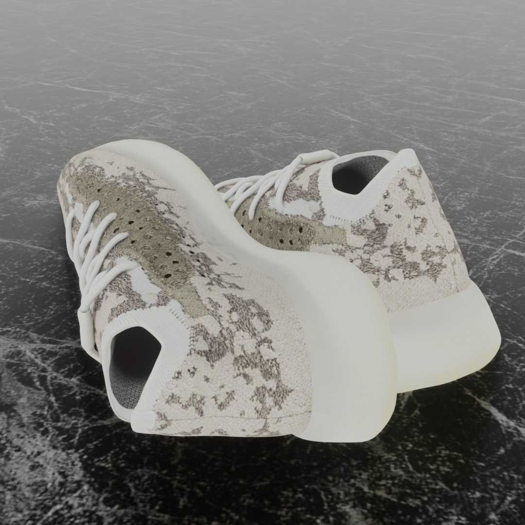 ADIDAS YEEZY BOOST 380 PYRITE 3D SHOES 3D model_8