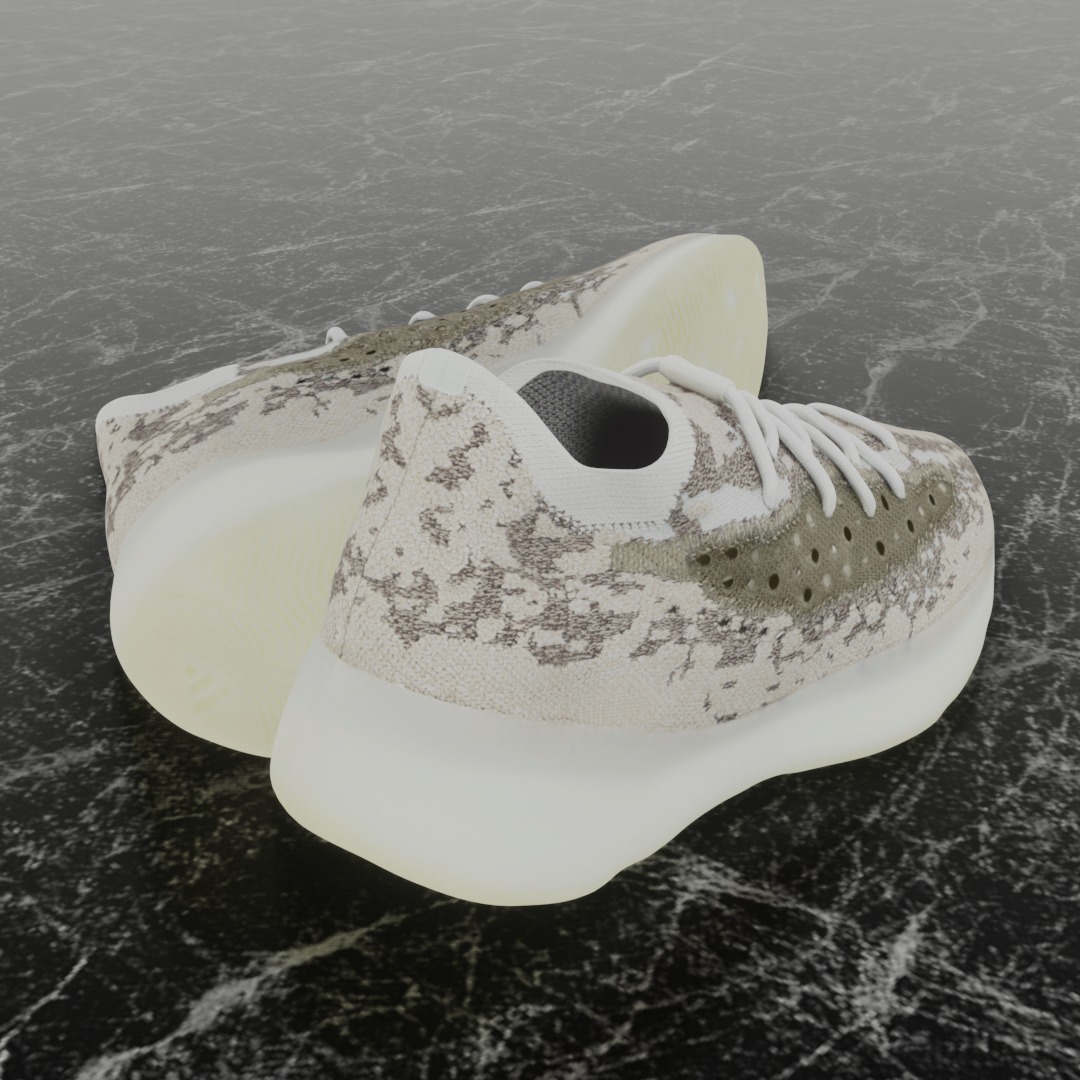 ADIDAS YEEZY BOOST 380 PYRITE 3D SHOES 3D model_5
