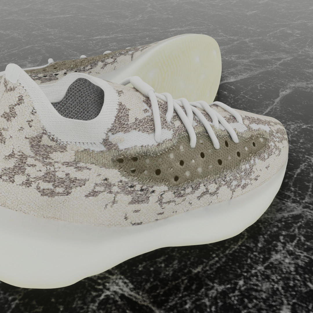 ADIDAS YEEZY BOOST 380 PYRITE 3D SHOES 3D model_9