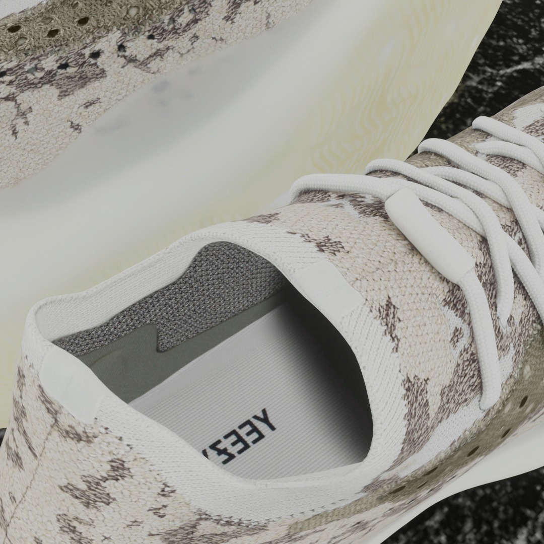 ADIDAS YEEZY BOOST 380 PYRITE 3D SHOES 3D model_11