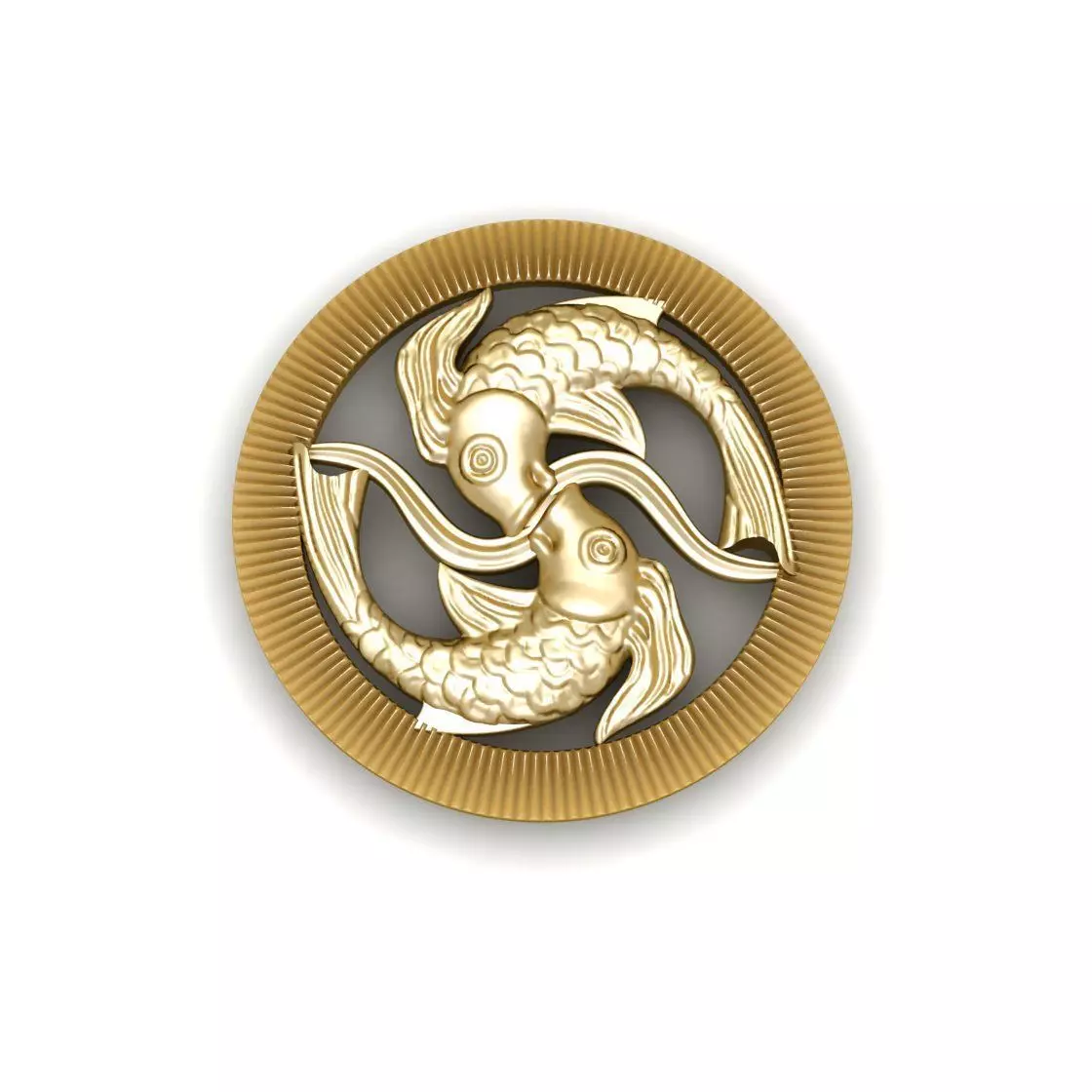 FISH PENDENT 3D print model_0