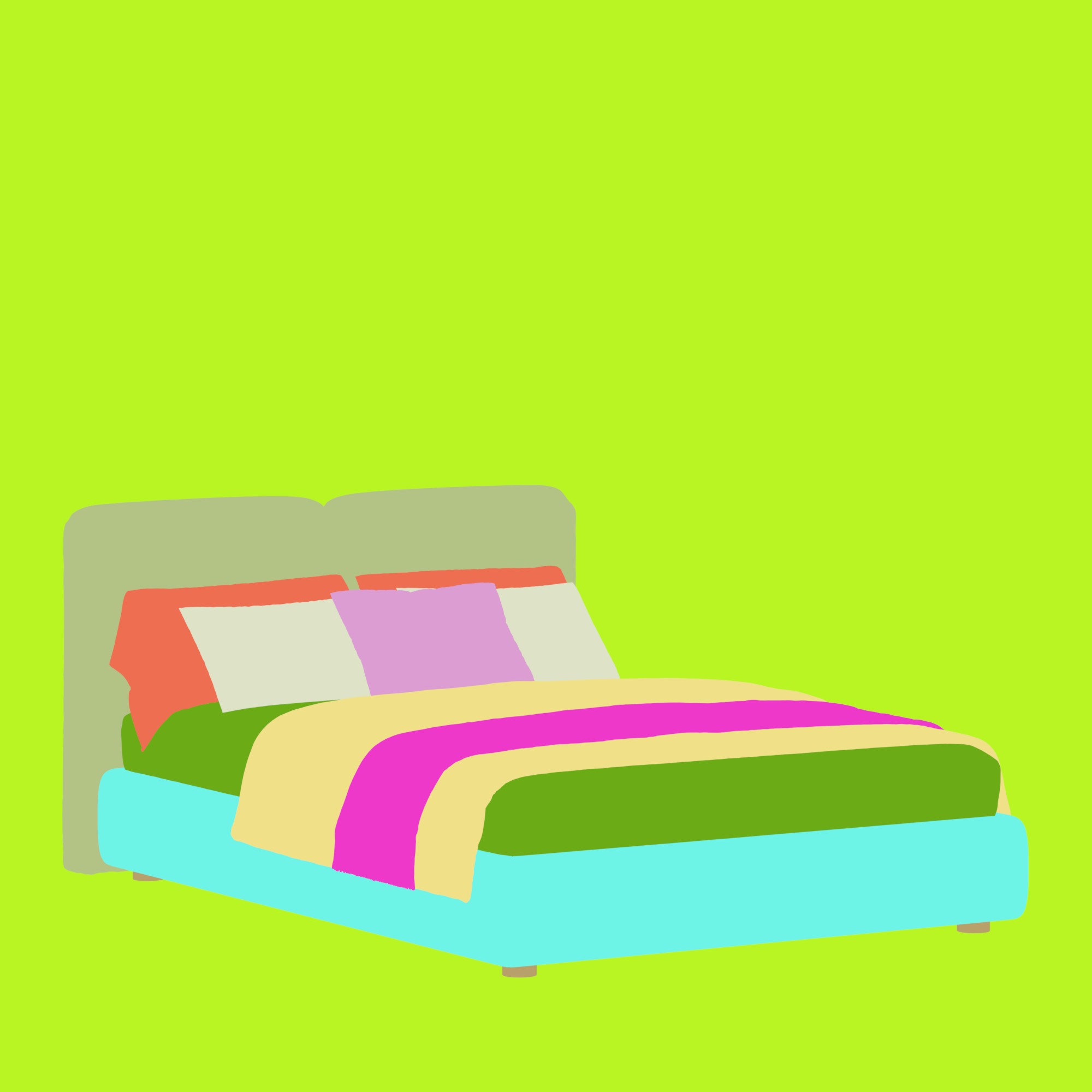 Loca bed 3D model_4