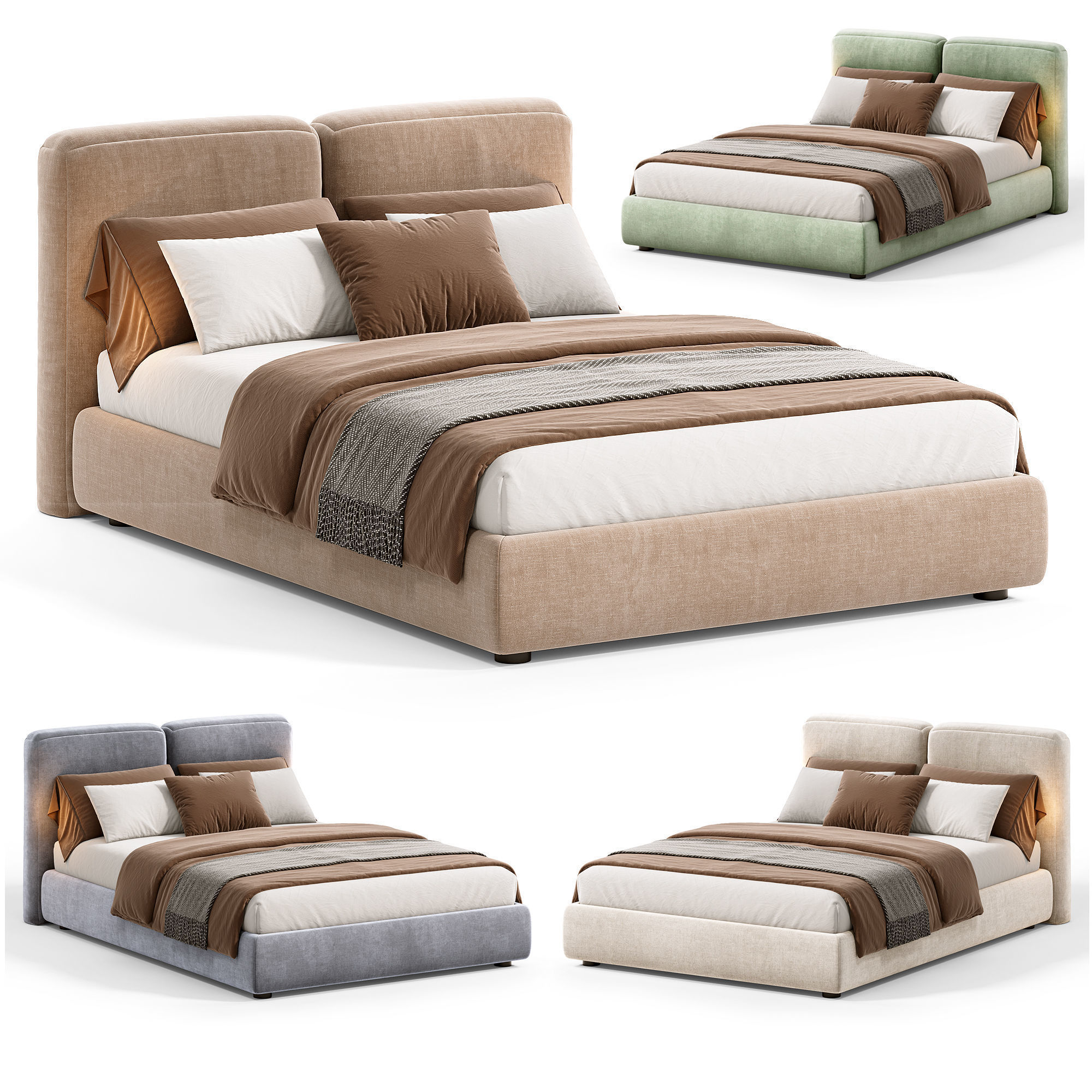 Loca bed 3D model_1