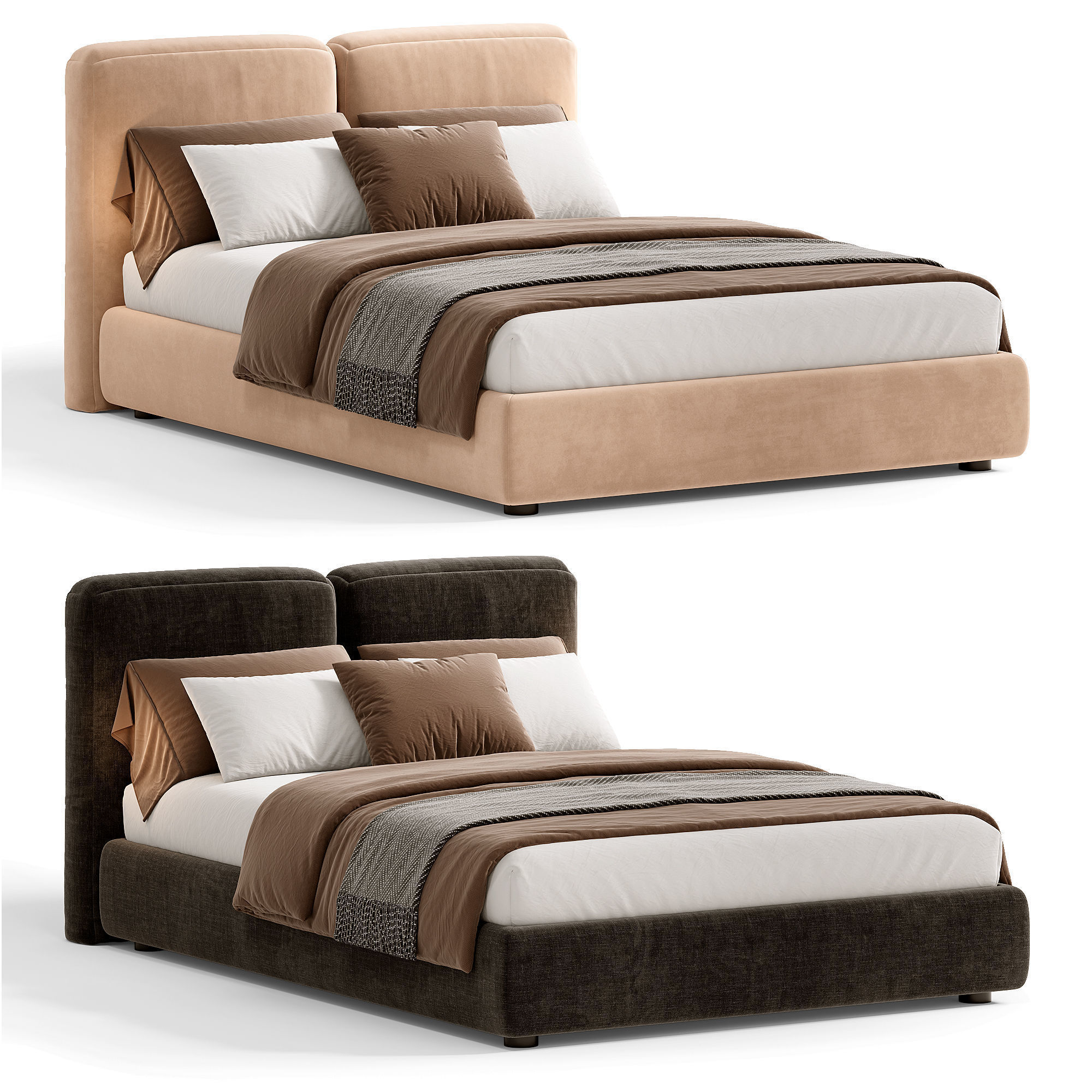Loca bed 3D model_6
